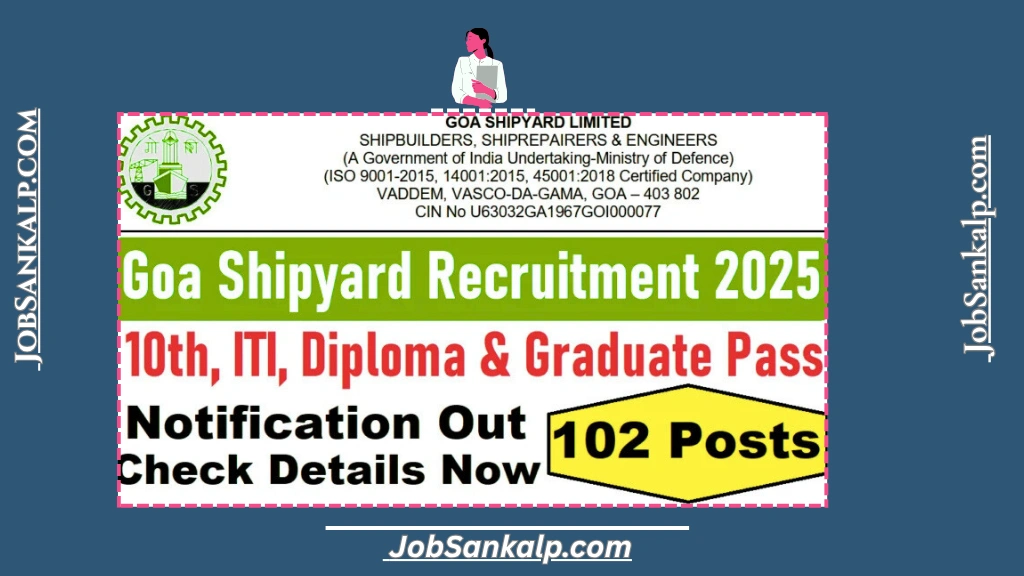 Goa Shipyard Recruitment 2025