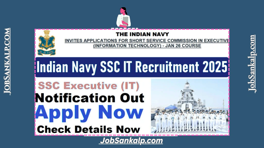 Indian Navy SSC IT Recruitment 2025