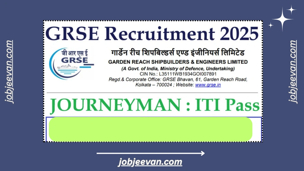 GRSE Journeyman Recruitment 2025
